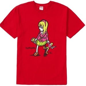 Suzie Switchblade Tee Red. Brand new. SS19.